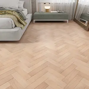 Luxury Flooring Cavendish Herringbone Oak - Unfinished Engineered Wood - 80 x 300 x 10/3 - 0.96m2 