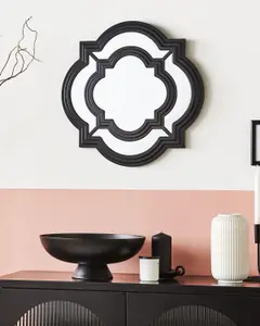 Beliani Retro Wall Mirror COBETA Black