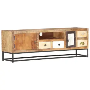 Berkfield TV Cabinet 120x30x40 cm Solid Reclaimed Wood