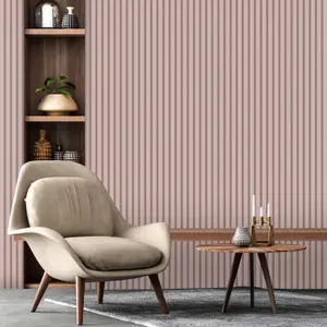 Acoustic Panel Blush Pink Wallpaper