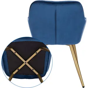 Pelham Upholstered Chair Blue