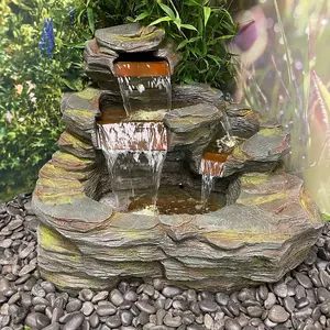 Aqua Creations Erin Sphere Fountain Mains Plugin Powered Water Feature with Protective Cover