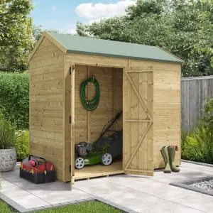 BillyOh Switch Tongue and Groove Apex Wooden Shed - 8x4 Windowless - 11mm Thickness