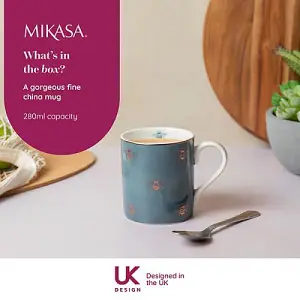 Mikasa Bee 280ml Straight-Sided Mug