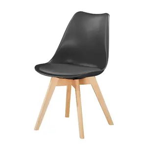 Croxley Solid Wood Dining Chair (Set of 2) Black