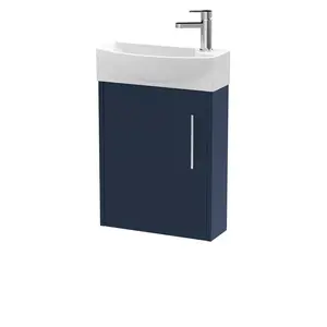 Juno 450mm Free-standing Cloakroom Vanity Blue