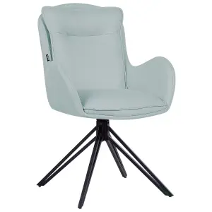 Set of 2 Chairs AVELAR Mint Green