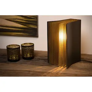 Lucide Extravaganza Livret Retro Table Lamp - 1xE14 - Black