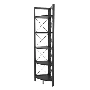 Decorotika Remo Corner Bookcase Shelving Unit