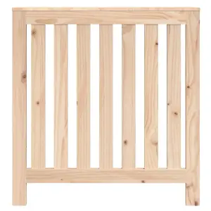 Radiator Cover 79.5x19x84 cm Solid Wood Pine