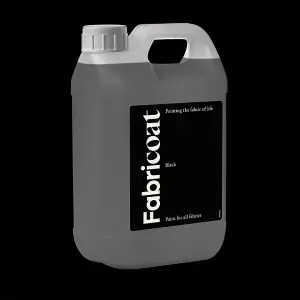 Fabricoat Fabric Paint Black, 2500ml