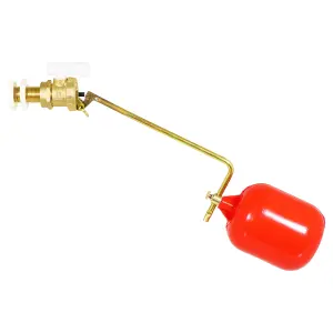 SPARES2GO Toilet Float Valve 1/2" Part 2 BS1212/2 Low Pressure Side Entry 4 1/2" Plastic Cylinder Kit