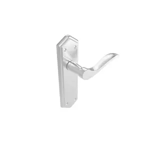 Paris Jefferson Door Handle (Set of 2) Satin Chrome