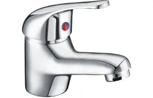 Aquarius QualEco Basin Mixer Tap Inc Waste Chrome AQQE1282