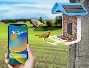 Callow Smart Bird Feeder with WI-FI Camera Solar power and AI Bird Recognition