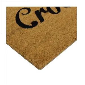 Croeso Latex Coir Doormat 40x60cm