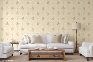 SK Filson Peach Cameo Wallpaper