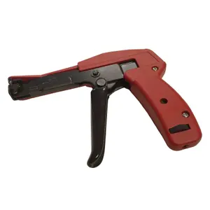 Heavy Duty Cable Tie Gun Tensioner & Cutter Tool for 2.4-4.8mm Nylon Zip Ties