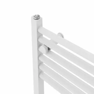 Rinse Straight Bathroom Heated Towel Rail Ladder Radiator White 1800x600mm