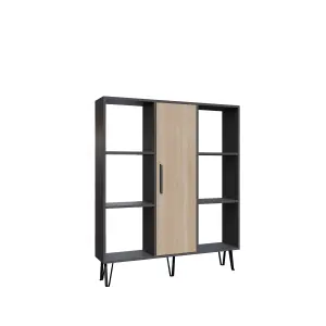 Decorotika Peoria 6 Shelves and a  Cabinet Bookcase