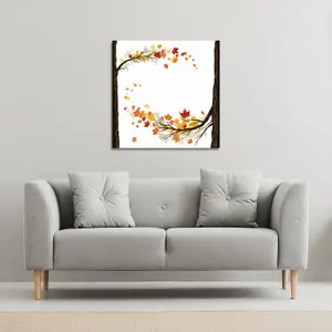 Autumn Trees (Canvas Print) / 101 x 101 x 4cm