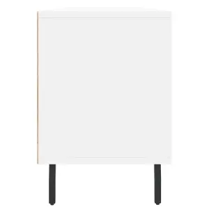 Berkfield TV Cabinet White 150x30x44.5 cm Engineered Wood