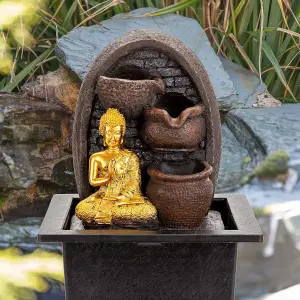 Buddha Indoor Water Fountain - Zen Garden