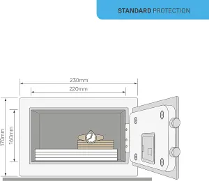 Yale - Value Safe Mini Pink - YSV/170/DB2/P