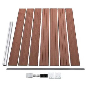 Berkfield Fence Panel Set WPC 353x146 cm Brown