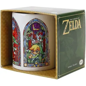 The Legend Of Zelda Stained Gl Mug Multicoloured (One Size)