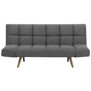 Beliani Retro Sofa Bed INGARO Dark Grey