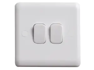 Deta Vimark Light Switch 2-Gang 2-Way