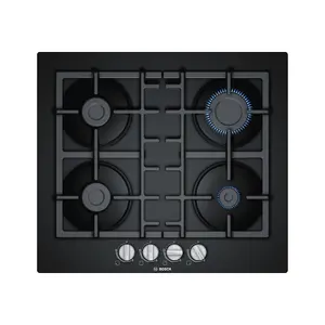 Bosch PNP6B6B90  59cm Gas Hob - Black glass