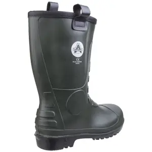 Amblers Safety FS97 PVC Rigger Safety Boot Green