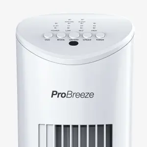 Pro Breeze 30" Oscillating Tower Fan - White