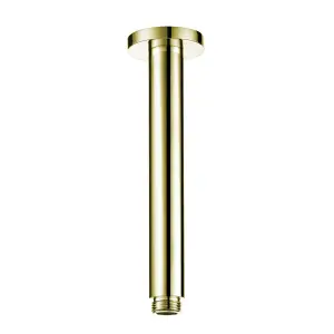 ENKI English Gold Round Ceiling Mounted Shower Arm A15