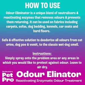 Pet Pro Odour Eliminator, Dog & Cat Urine Neutraliser (500ml)