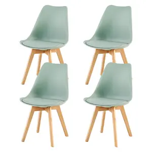 Nero Upholstered Side Chair (Set of 4) Mint Green