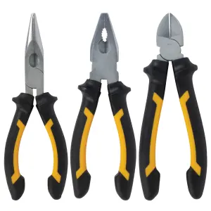 BLOSTM Heavy Duty Pliers Set - 3 Pcs