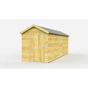 DIY Sheds 7x19 Apex Shed - Single Door Without Windows