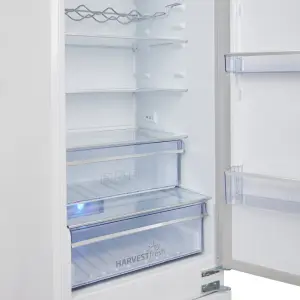 Beko BCFDV3973 70:30 Integrated Frost free Fridge freezer - White