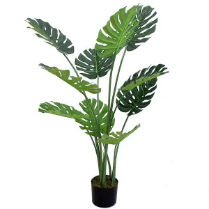 120cm Leaf realistic Artificial Monstera Cheese Plant