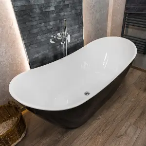 Viktor Benson Arabica 1500mm Freestanding Bath - Black