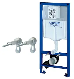 Grohe 38536 Rapid SL 2 in 1 WC Set incl. 1.13m Concealed Frame and Cistern