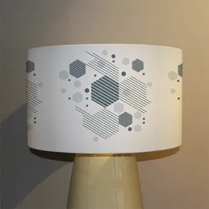 Geometric graphic 1960s (Ceiling & Lamp Shade) / 45cm x 26cm / Ceiling Shade