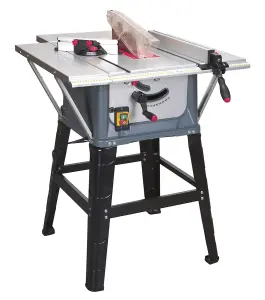 Sealey 230V 254mm Table Saw Includes Quick Lock Rip-Fence 1500W Motor TS10P