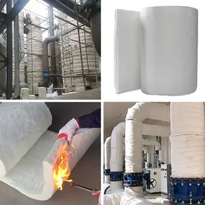 Insulation Roll Fire Retardant High Temperature Resistant Heat Insulation Sound Absorption Ceramic Fiber Blanket 360 cm x 61 cm