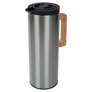 Polkton 1L Thermal Vacuum Jug Double Wall Insulated Stainless Steel Coffee Carafe