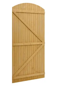 Garden Gate Pine Wooden Semi Side Opening Gate Semi Braced H 150 cm x W 105 cm