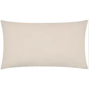 Hoem Hallam Embroidered Cotton Feather Rich Cushion